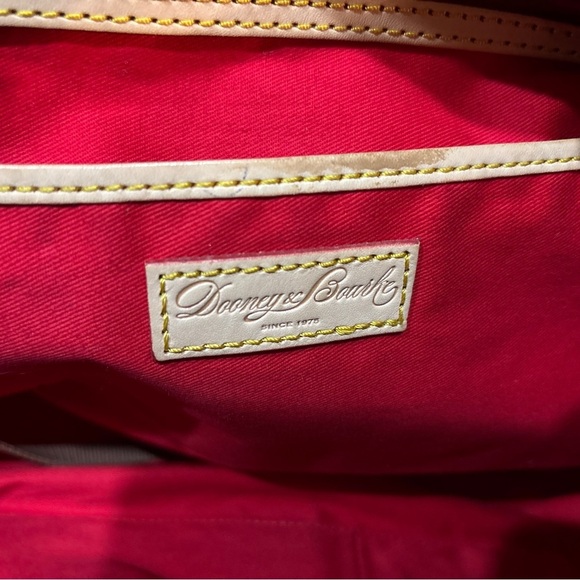 ✨ Dooney & Bourke Beach Umbrella Tote Bag EUC | Summer Canvas Shoulder Bag - Picture 10 of 10